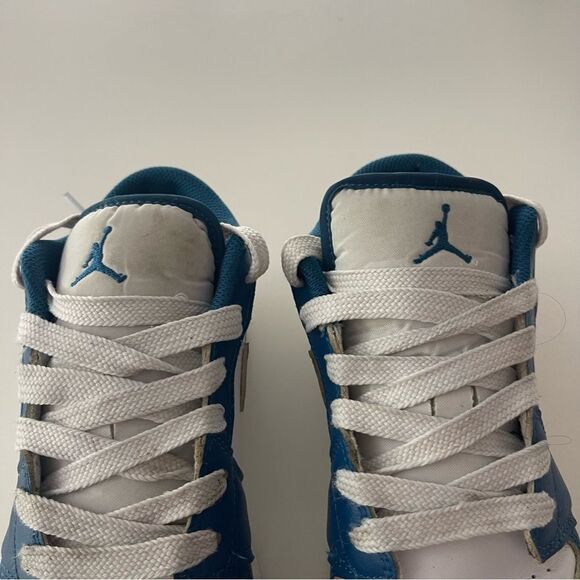 Nike KIDS AIR JORDAN 1 LOW SE 'INDUSTRIAL BLUE 6.5Y - Picture 11 of 16